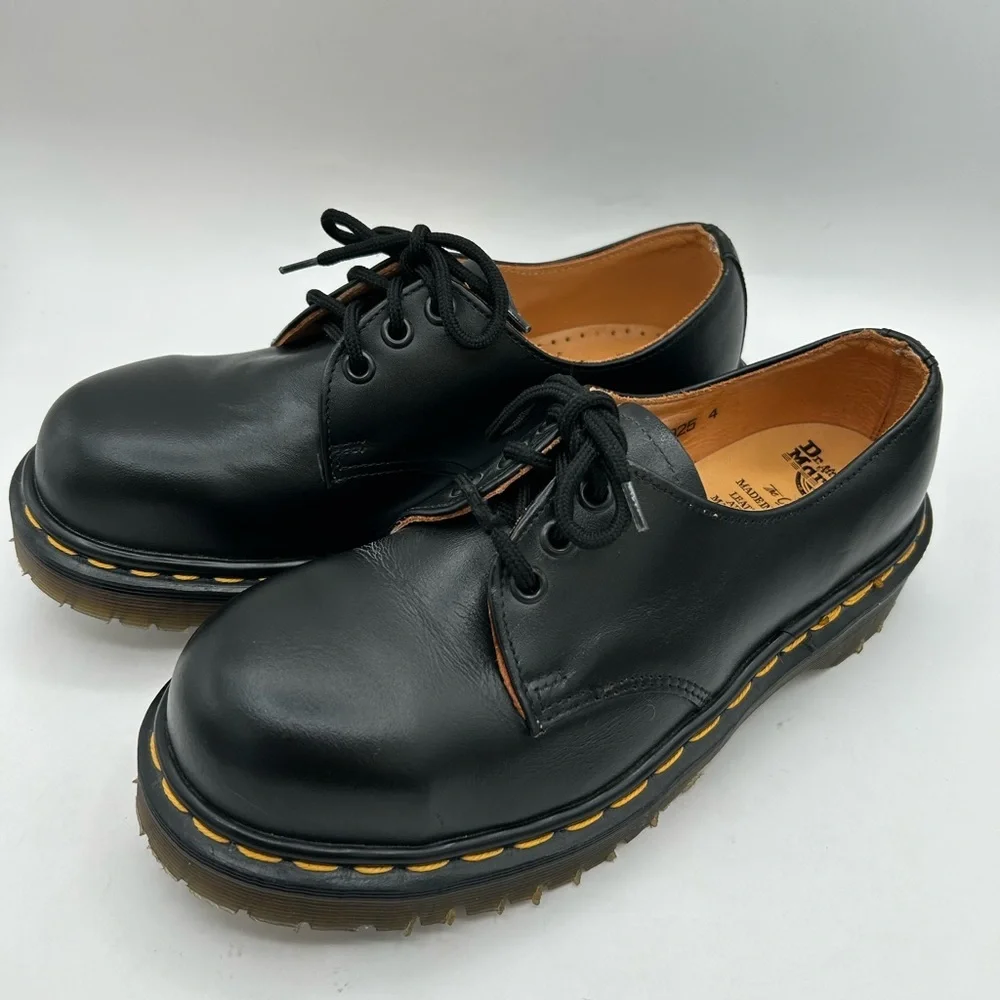 NEW VTG RARE 90s DR MARTENS 1925 3 EYE OXFORD BOOT MADE IN ENGLISH SZ 6 SHOE - Picture 3 of 15